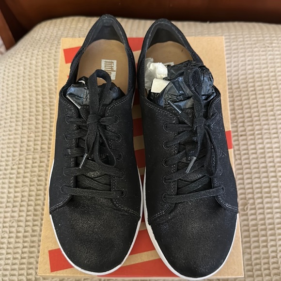 fitflop valentia metallic sneaker